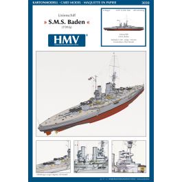 Ship Of The Line Sms Baden Fentens Papermodels