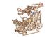 Mechanical Wooden Model Marble Run Tiered Hoist