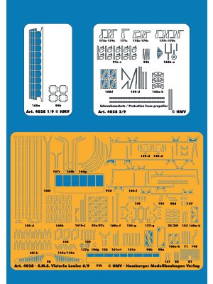 Lasercut detail set for S.M.S. Victoria Louise