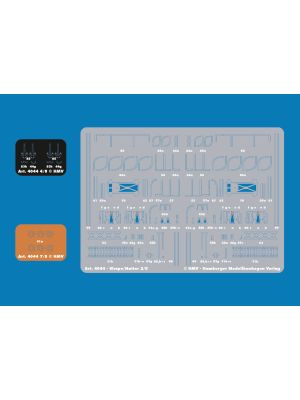 Lasercut detail set for SMS Wespe/Natter