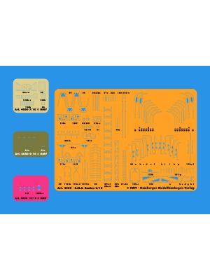 Lasercut detail set for SMS Emden Tropical Version