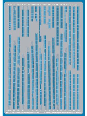 Lasercut detail set for Battleship Bismarck