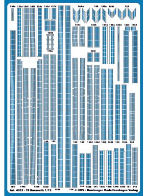 Lasercut detail set for TS Hanseatic