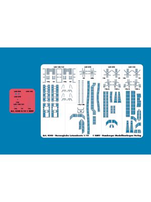 Lasercut detail set for Norwegian Pilot Boats