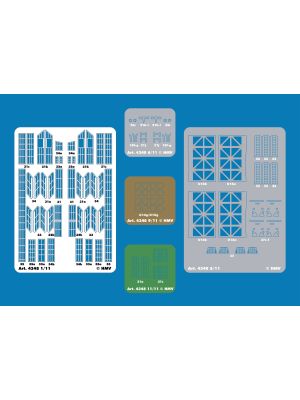 Lasercut detail set for Tug Boat Bugsier 2 and 3