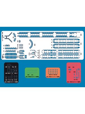 Lasercut detail set for Rescue cruiser John T. Essberger, Georg Breusing und Hans Lüken