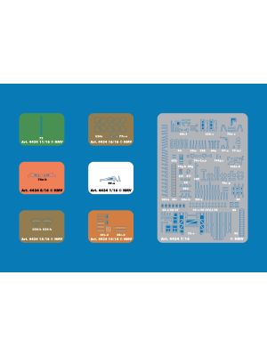 Lasercut detail set for Customs Cruiser Helgoland/Borkum