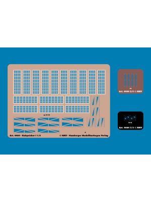 Lasercut detail set for Quayside Warehouse