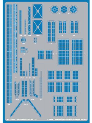 Lasercut detail set for Shipyard - 40 t Tower Crane