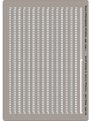 Railing 1/250, 1 middle rail, straight, dark grey, 1m x 1m