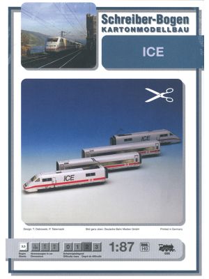 German highspeed train Intercity Express ICE