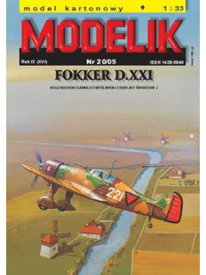 Fokker D.XXI/Nederland