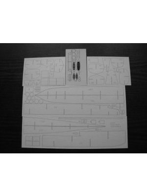 Lasercutset Russian cruiser Novik