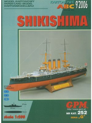 Japanese battleship Shikishima 1900