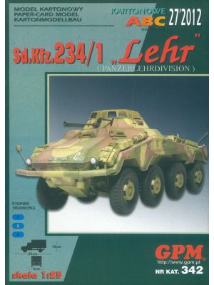 Sd. Kfz. 234/1 Lehr including lasercut parts