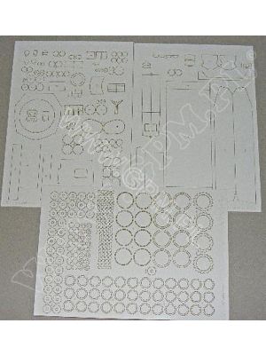 Lasercutset frames for Pz.Kpfw IV Ausf. F1 Afrikakorps