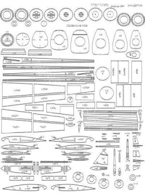 Lasercut Set for Messerschmitt Bf-109 E-4 