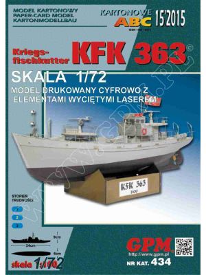 KFK 363 Kriegsfischkutter 1/72 incl. Lasercutset