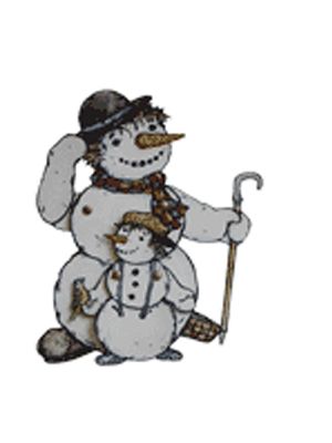 Snowman jumping jack