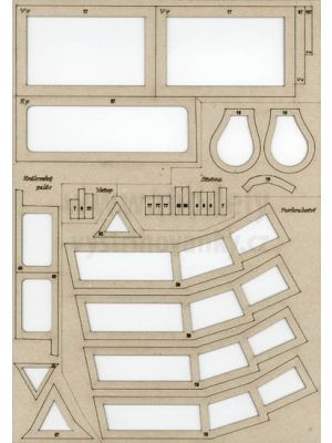 Lasercutset frames Karlstejn