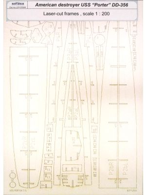 Photo etch set for USS Porter DD-356