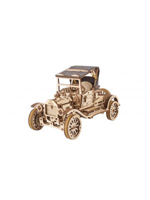 Mechanical Wooden Model Retro Car UGR-T