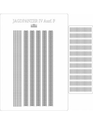 Lasercut Set tracks for Jagdpanzer IV Ausf. F