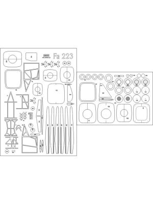 Lasercut Set frames for FA 223