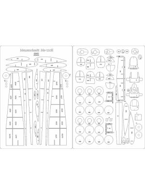 Lasercut Set frames for BF-110 E