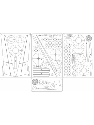 Lasercut Set frames for A320-232 