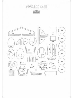 Lasercut Set frames for Pfalz D.IIIa