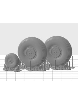 Wheels 3D print for DC-3