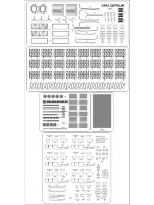 Lasercut Set details for Graf Zeppelin