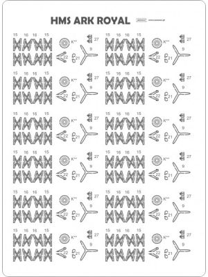 Lasercut Set details for aircraft Ark Royal