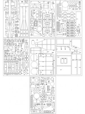 Lasercut Set frames and details for P3.1