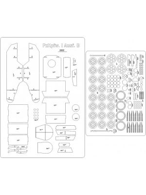 Lasercut Set frames for Pz. Kpfw. I Ausf. B