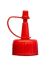 Kittifix cap for big bottles (red)