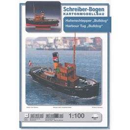 Harbour Tub Boat Bulldog - fentens Papermodels