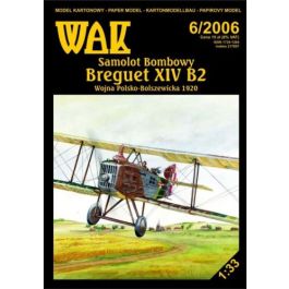 French biplane bomber Br guet 14 B2 fentens Papermodels