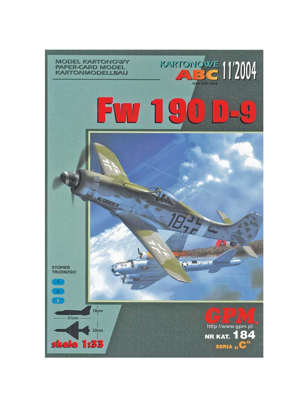 Focke Wulf Fw 190 D 9 Fentens Papermodels