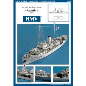 Flower Class HMCS Corvette Agassiz