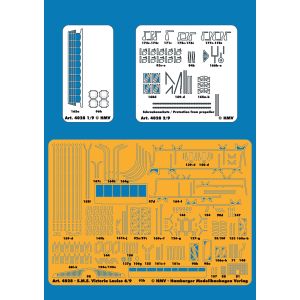 Lasercut detail set for S.M.S. Victoria Louise