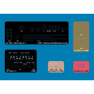 Lasercut detail set for SMS Baden