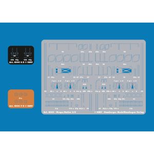 Lasercut detail set for SMS Wespe/Natter