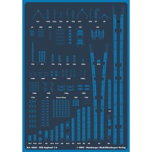 Lasercut detail set for USS England