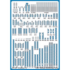 Lasercut detail set for cruise ship TS Hamburg