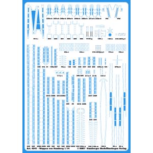 Lasercut detail set for Wappen von Hamburg