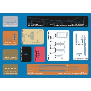 Lasercut detail set for Steam tug Waratah