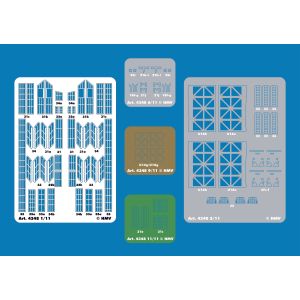 Lasercut detail set for Tug Boat Bugsier 2 and 3