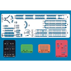 Lasercut detail set for Rescue cruiser John T. Essberger, Georg Breusing und Hans Lüken